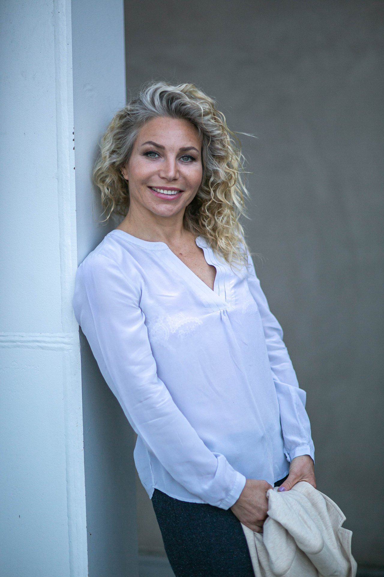 Dr. Marta outside the office